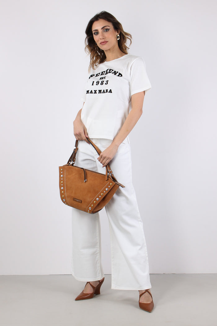 Wkdtenue T-shirt Stampa Off White-3