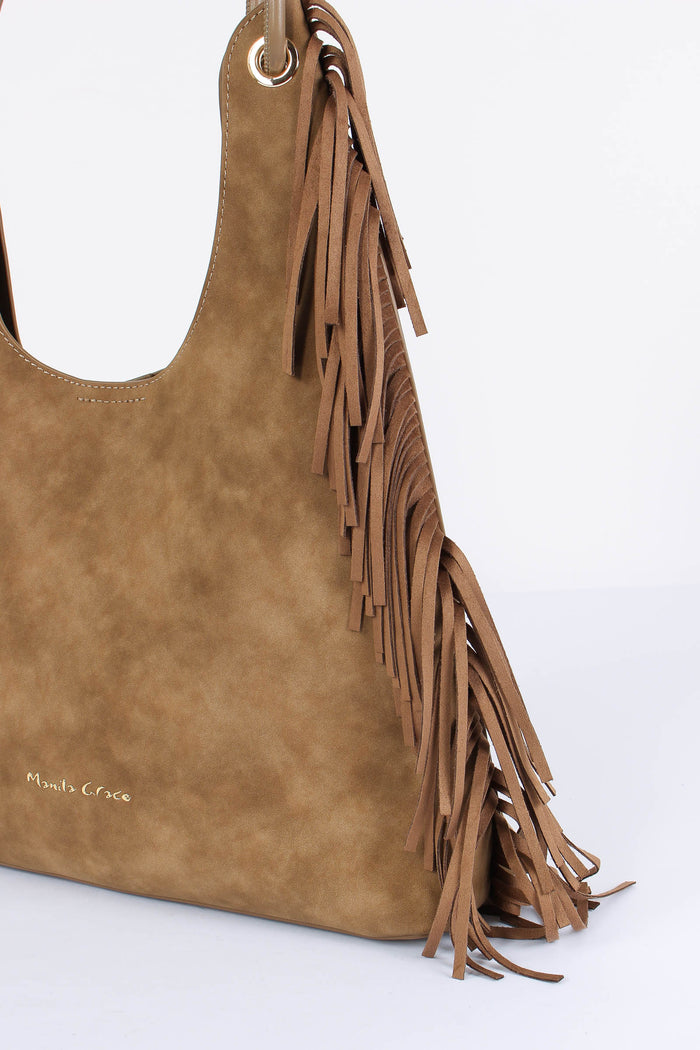 Hobo Nabuk  Frange Laterali Corda-4