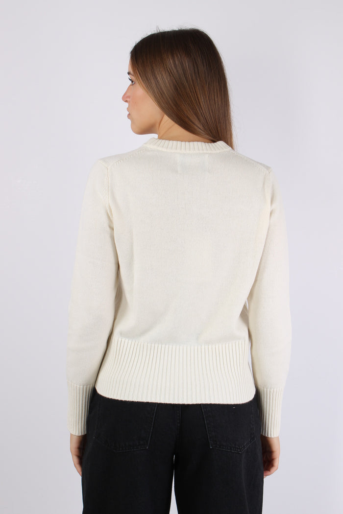 Maglia Cuore Laterale Bianco-5