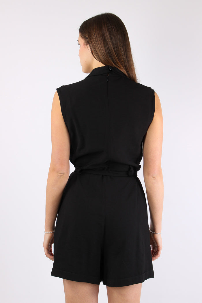 Argentero Tuta Corta Cintura Black-4