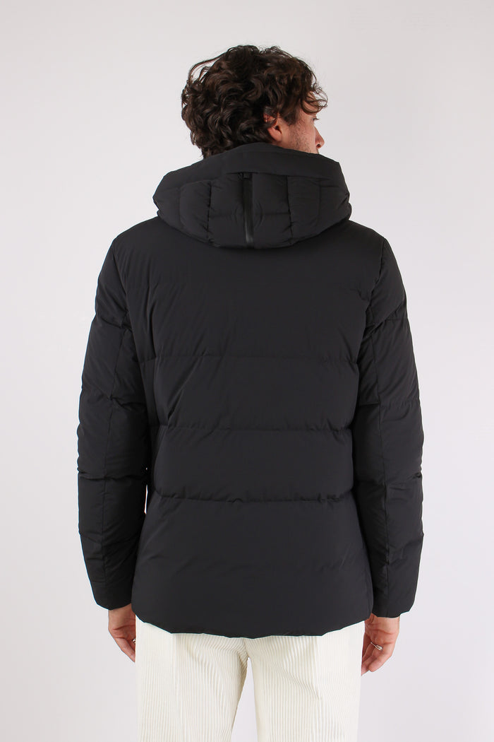 Piumino Zip Nero-6