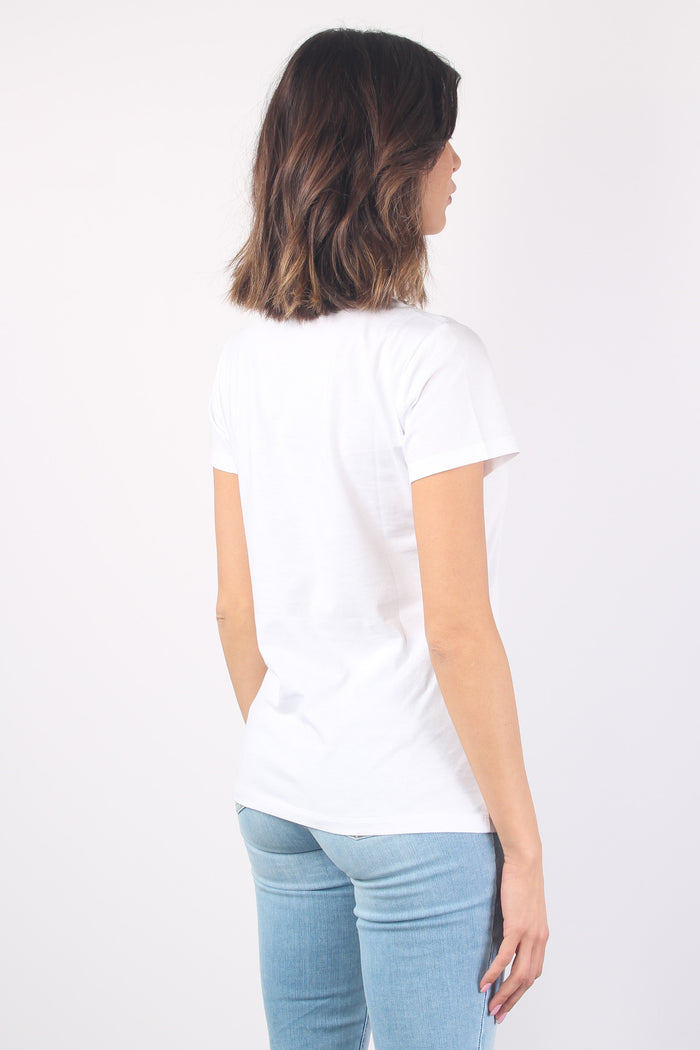 T-shirt Stampa Pop Corn Bianco Emb-6