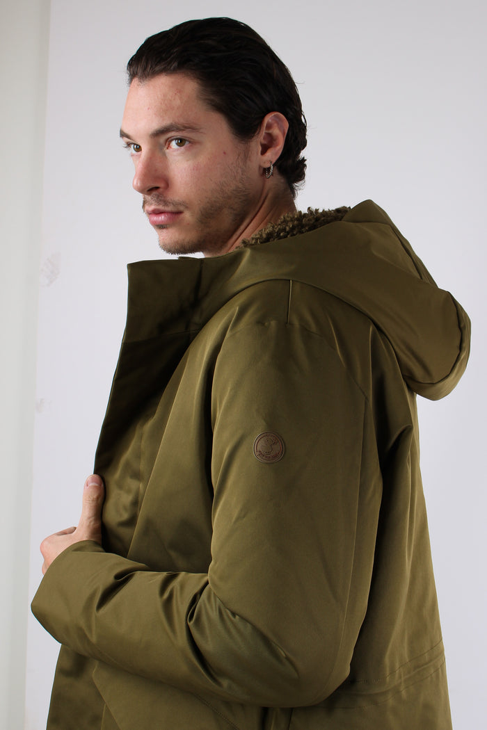 Raymond Parka Cappuccio Green-8