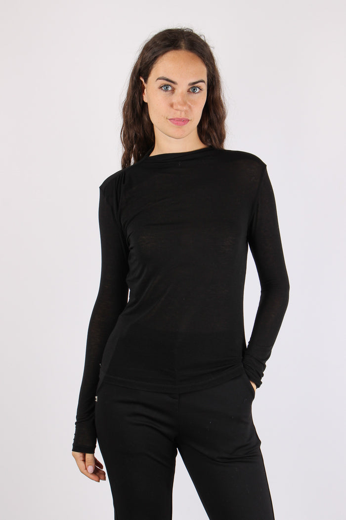 T-shirt Leggera  Scollo Barca Meteorite-2