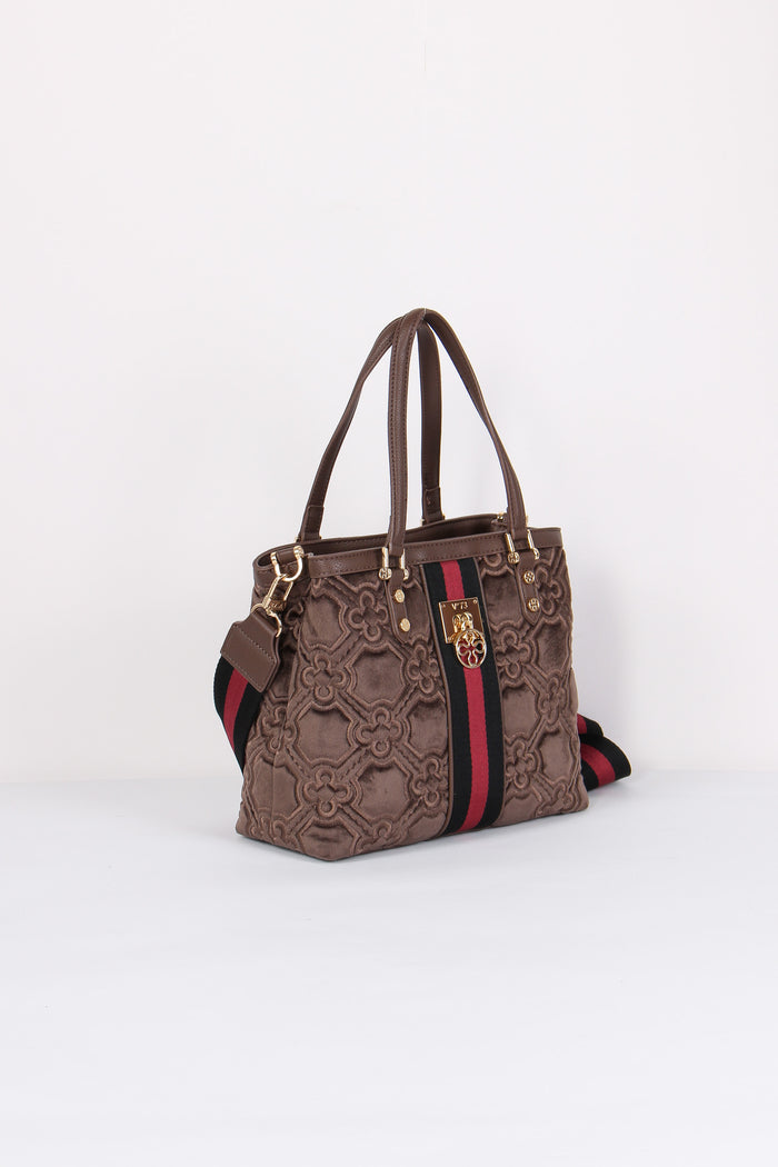 Cate Mini Shopping Taupe/multicolor-4