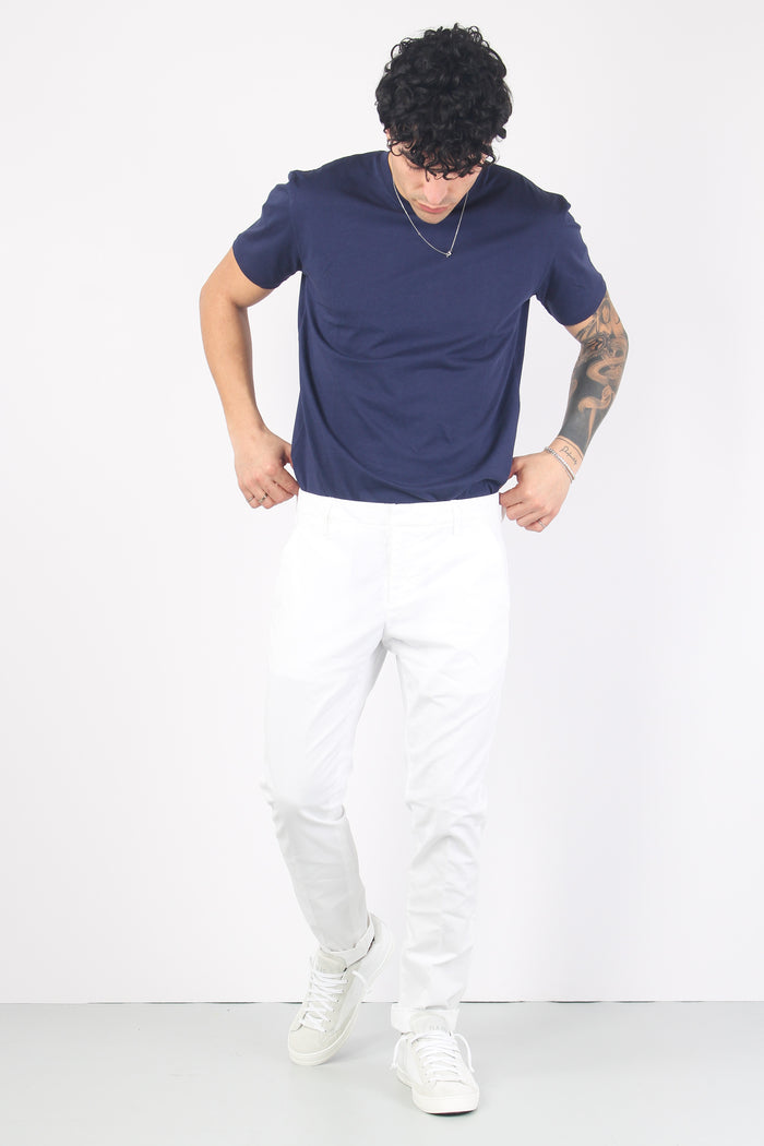 Gaubert Pantalone Chino Bianco-4