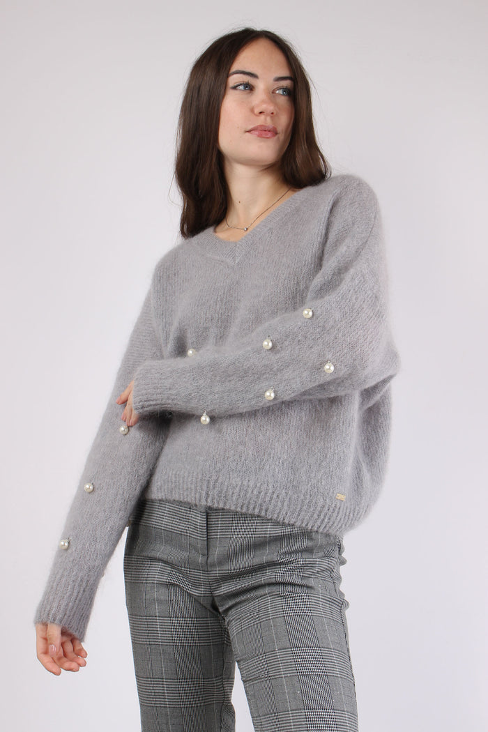 Maglia Manica Perle Ash-7