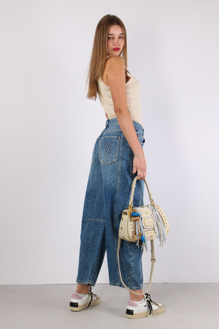 Jeans Frog Vita Bassa Denim Medio-6