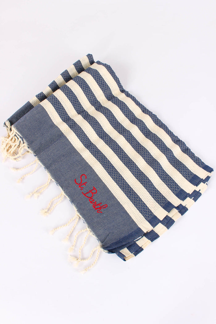 Foutas Righe Beige/blu-2