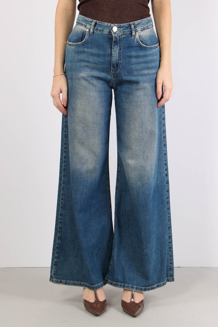 Denim Palazzo Denim Chiaro-2