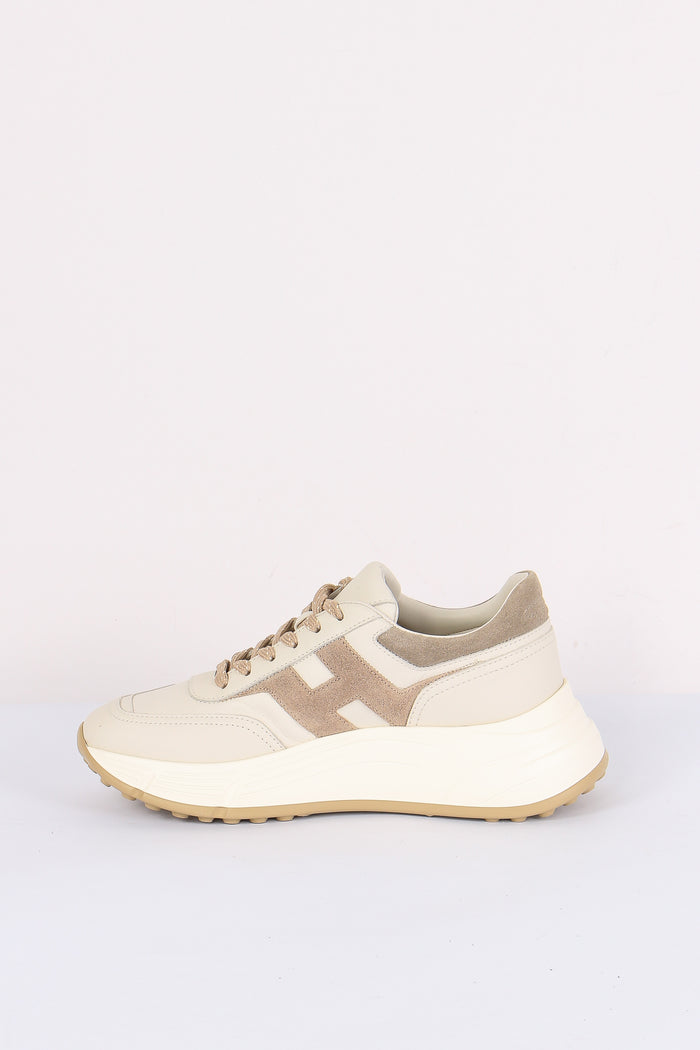 Sneakers H669 Allacciato H Bianco/beige-7