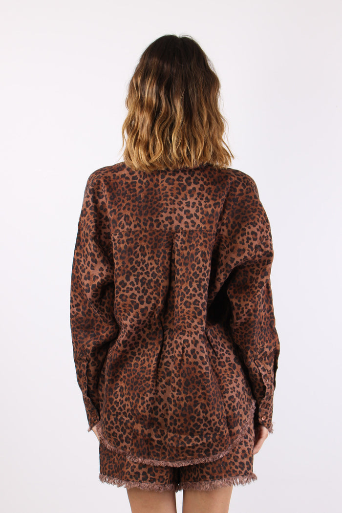 Camicia Lino Animalier Leopard-4