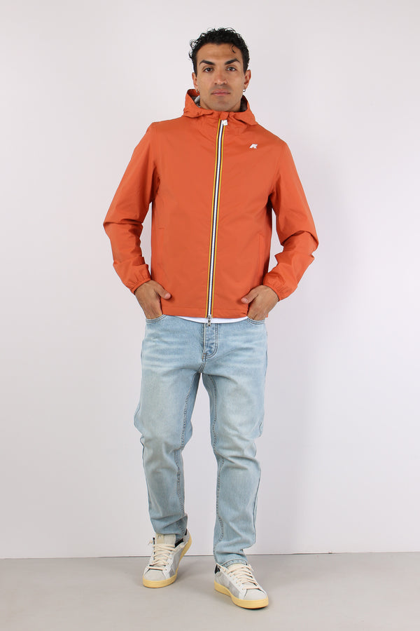 Giubbotto Cappuccio Stretch Orange