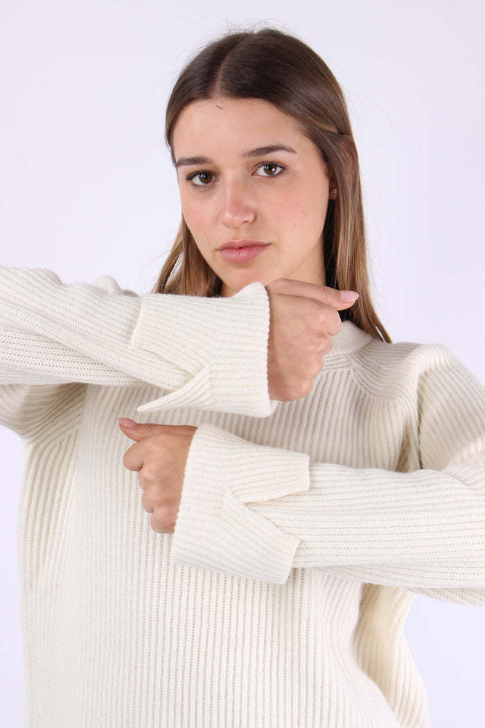 Girocollo Costa Inglese Bianco-3