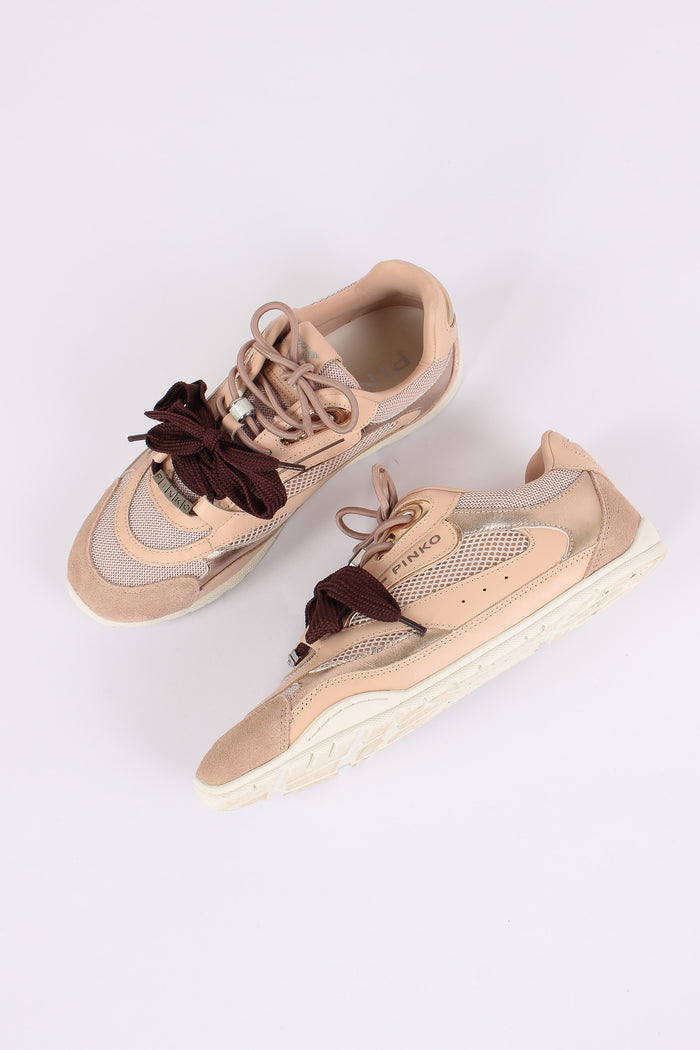 Sneakers Pelle Multi Lacci White-2