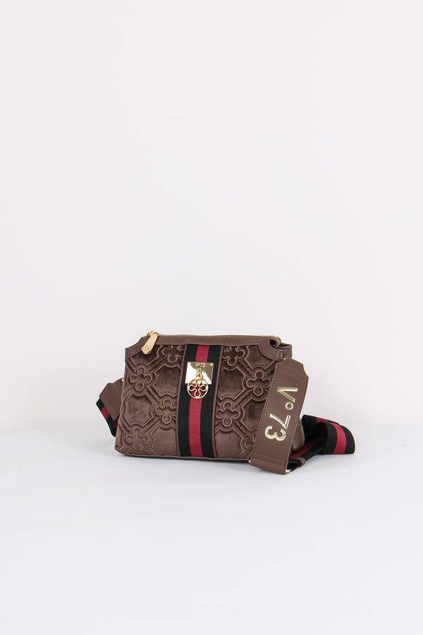 Cate Borsa Tre Scomparti Taupe/multicolor-2