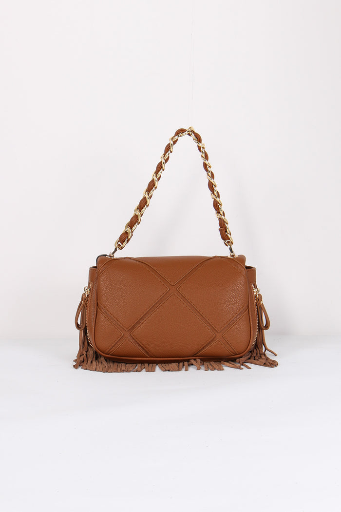 Tracolla  Frange Cuoio-3