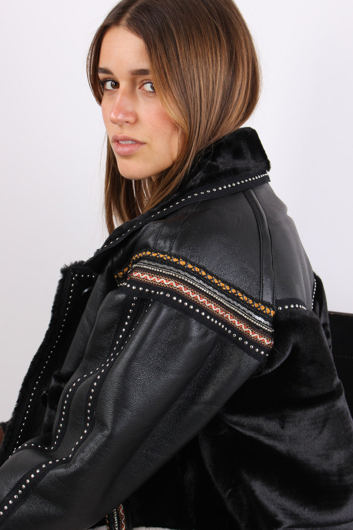 Ecomontone Inserto Borchie Black-10