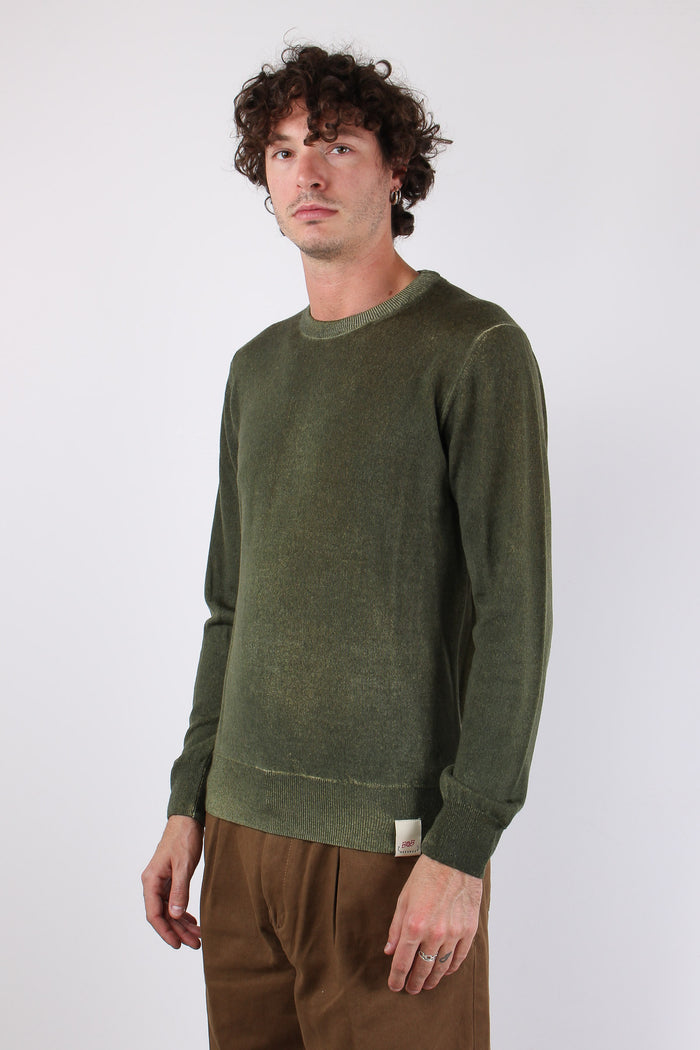 Girocollo Reversibile Militare/ocra-4