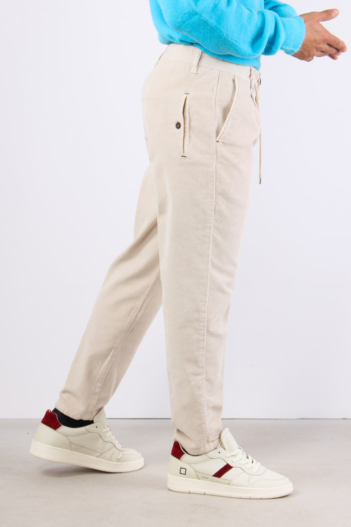 Pantalaccio Velluto Panna-3