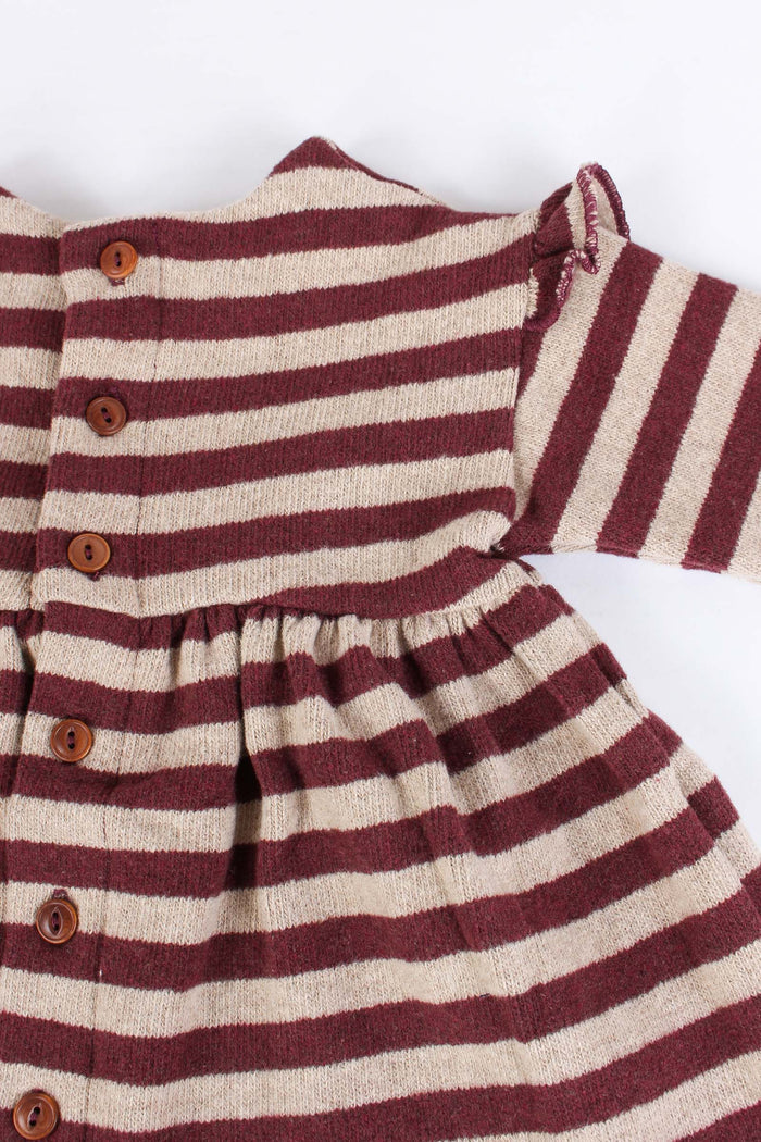 Abito Riga Melanzana/beige-3