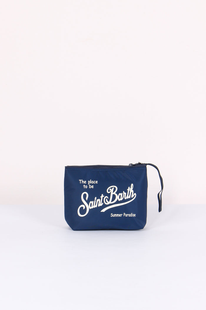 Aline Pochette Nylon Blue Navy-3