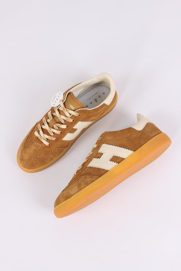 Sneaker Cool Camoscio Marrone-2