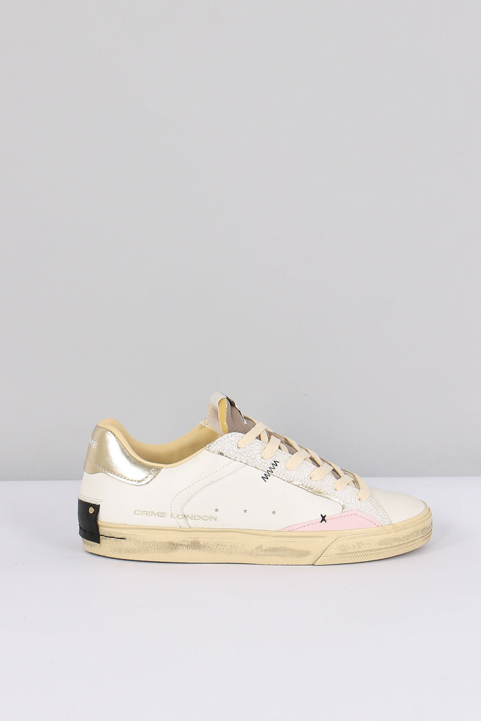 Sneakers Distressed You Are The Sun Bianco