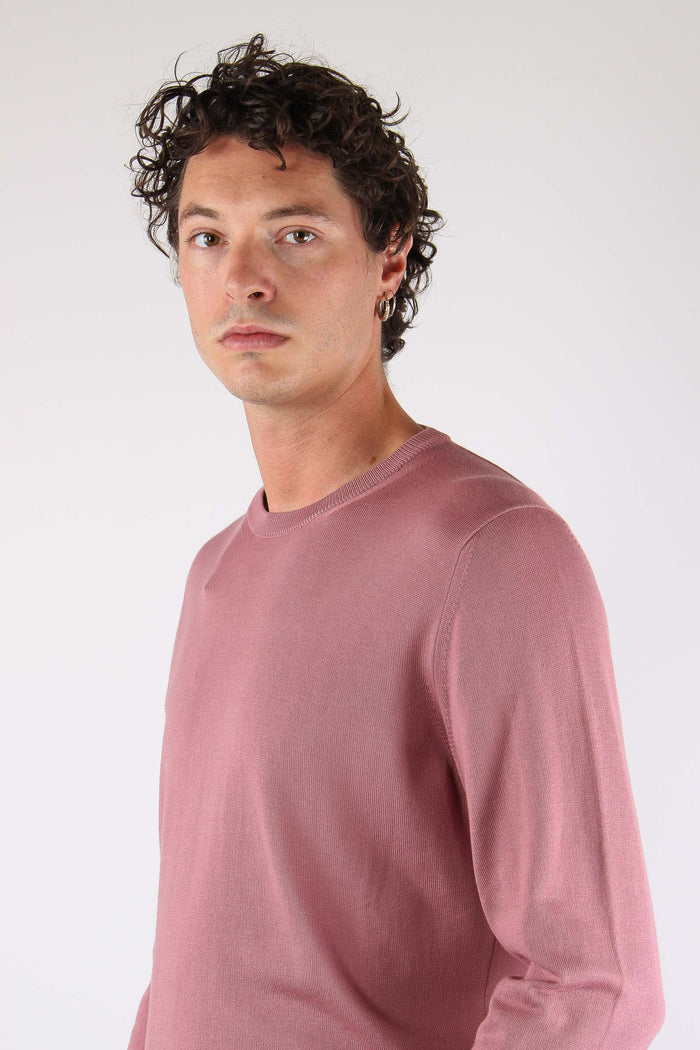 Mgalia Girocollo M/l 100% Cotone Salmone-7