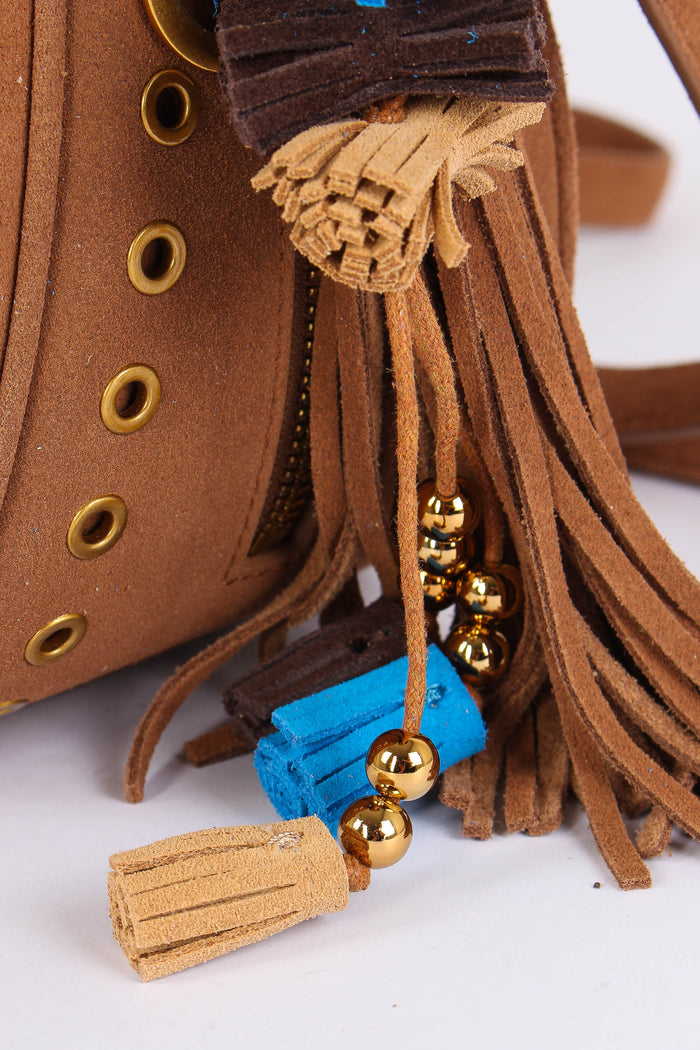 Mezzaluna Suede Jungle Cuoio-10