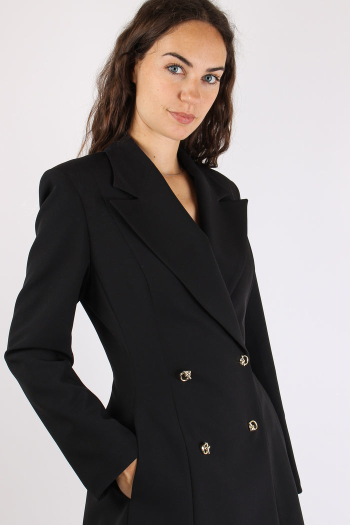 Giacca Doppiopetto Over Black-5