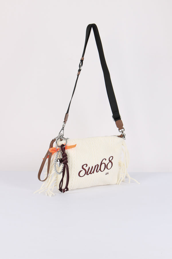 Pochette Frange Bianco-2