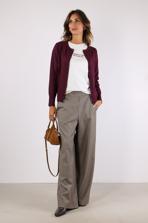 Cardigan Viscosa Cherry-2