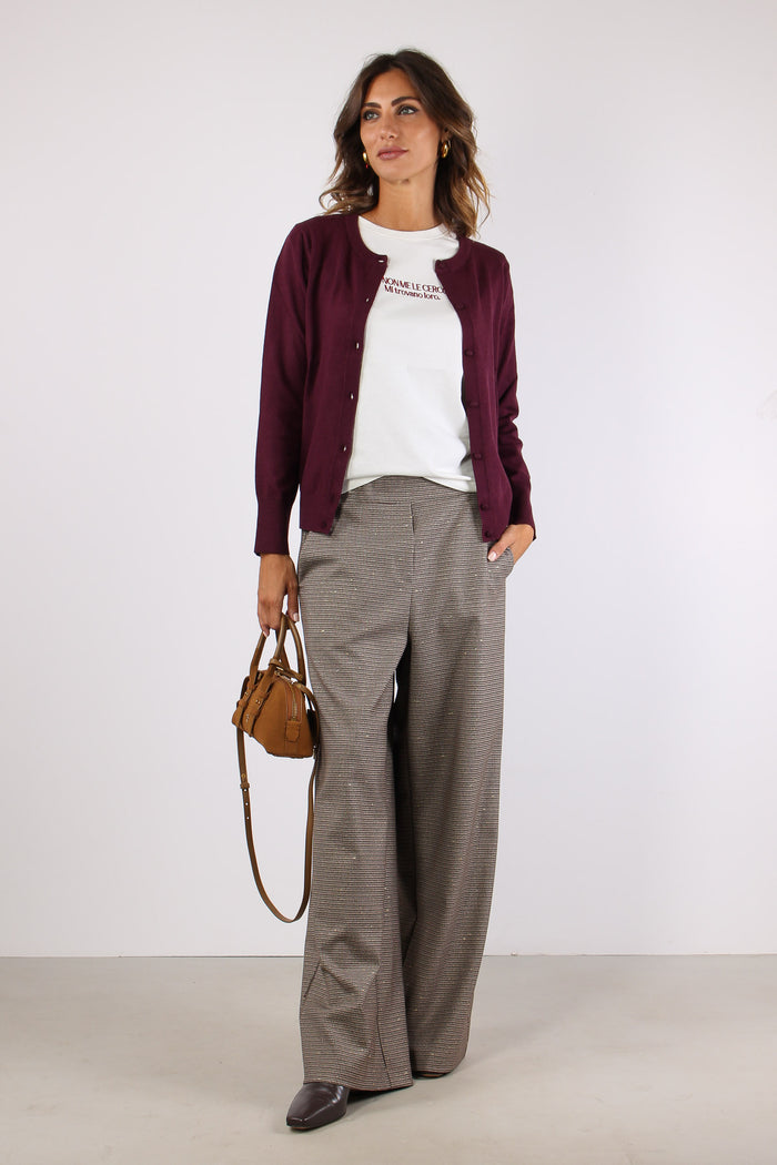 Cardigan Viscosa Cherry-2
