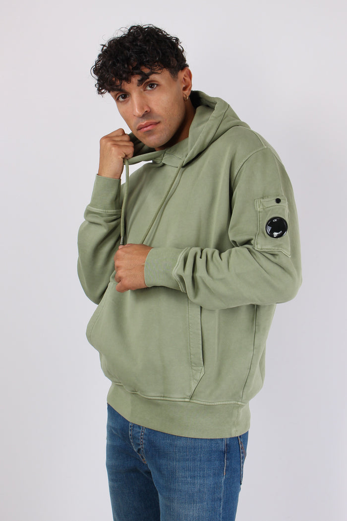 Felpa Tasca Cappuccio Seagrass-3