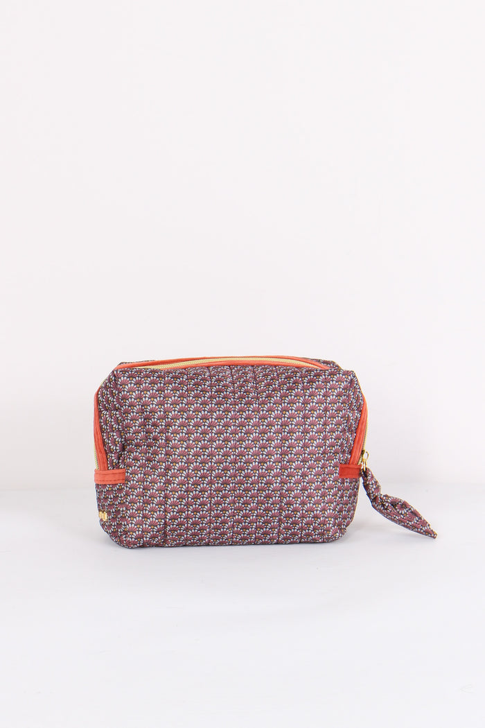 Pochette Patch Lettera L Fango/corallo-3