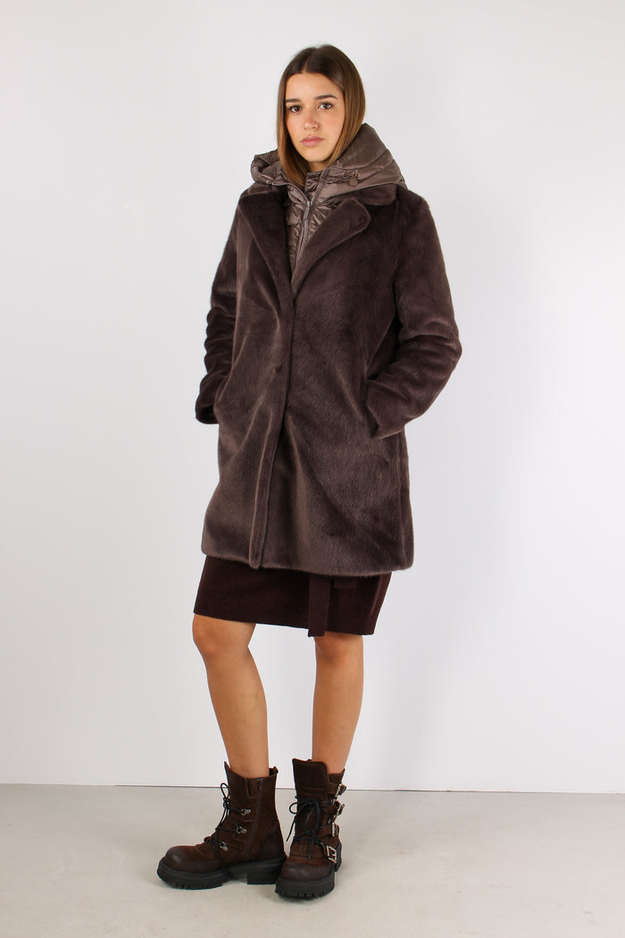 Cappotto Ecopelle Urban Bronze-2