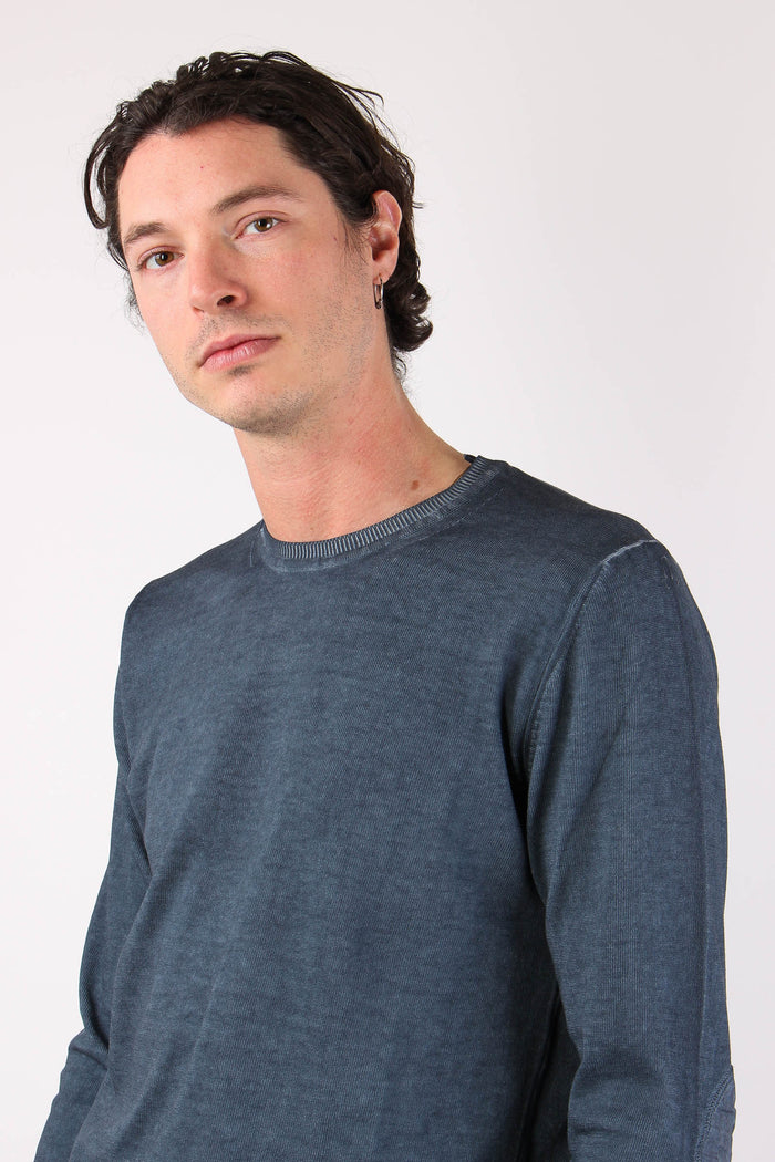 Maglia M/l Patch Toppa Azzurro-8