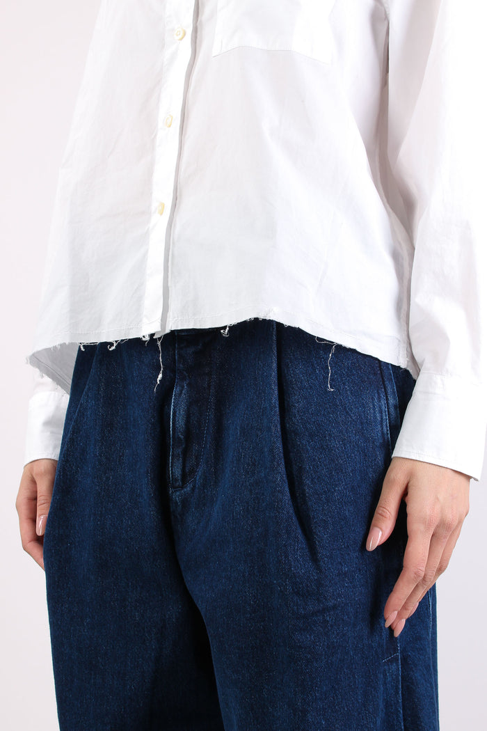 Camicia M/l Taglio Vivo White-6