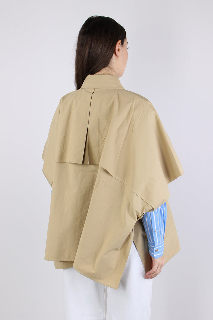 Poncho Trench Sabbia-6