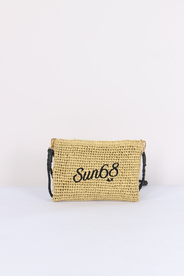 Pochette Rafia Beige