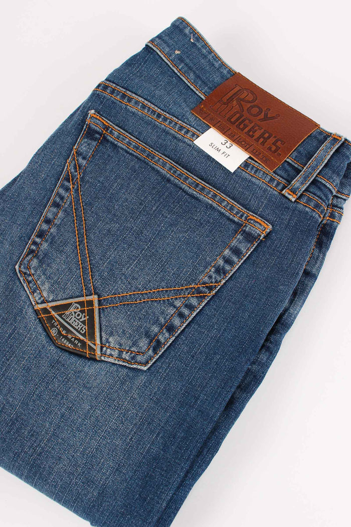 Denim Slim Fit Denim Medio-8