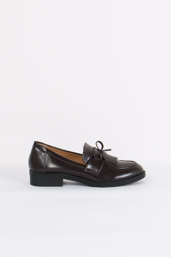 Mocassino Lucido Nappine Brown