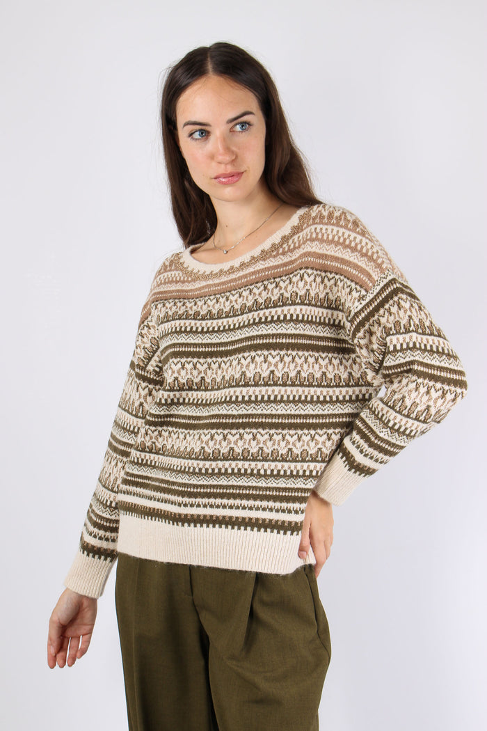 Maglia Jacquard Lurex Fantasia-2