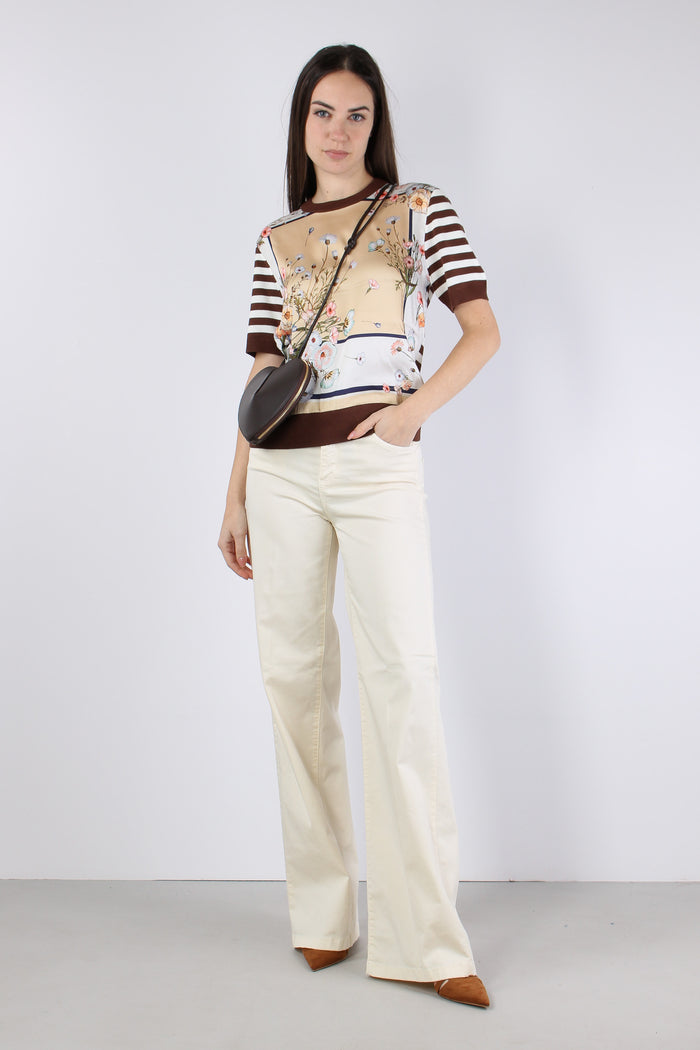 Maglia Riga Manica Corta Foulard/bisco-4