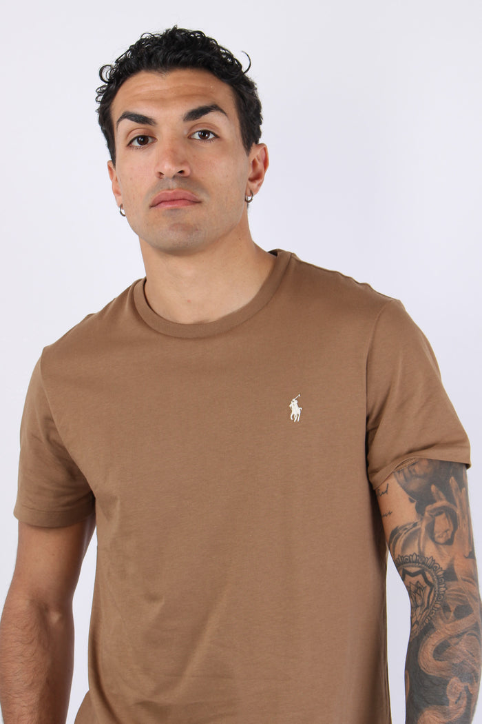 T-shirt Custom Slim Fit Rl Brown-7