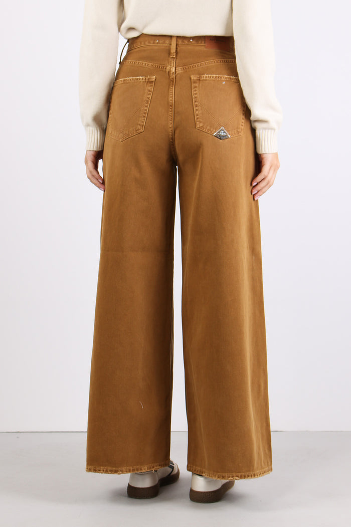 Denim Wide Leg Denim Medio-5