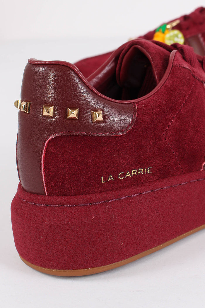 Sneakers Camoscio Borchie Prugna-8