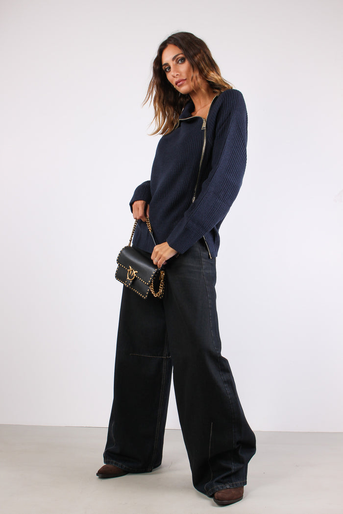 Iride Denim Baloon Rotture Denim Scuro