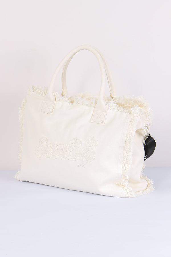 Shopping Grande Frange Bianco-2